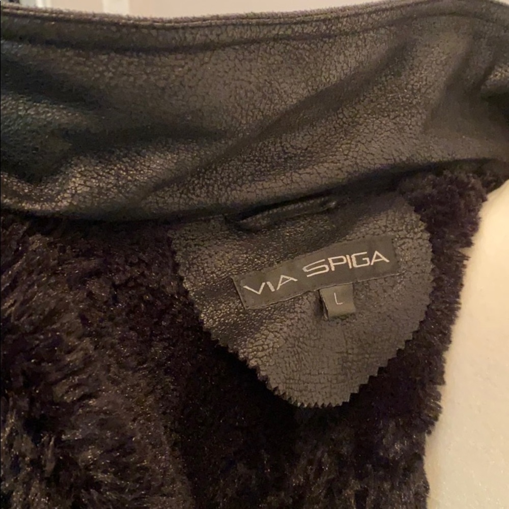 Via Spiga Faux Suede Jacket - Picture 5 of 6